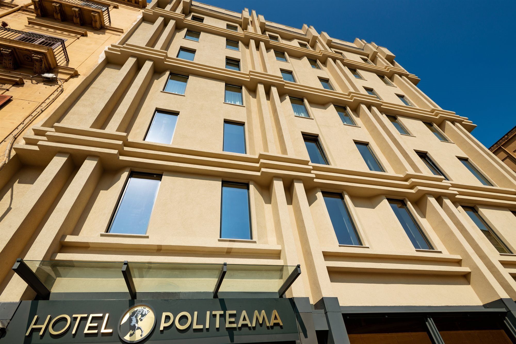 Hotel Politeama Palermo Bagian luar foto